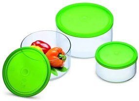 Simax Sada sklenených dóz na potraviny, 3ks