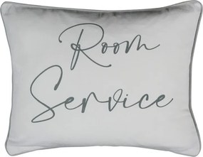 Šedý vankúš Room Services - 35 * 10 * 45cm