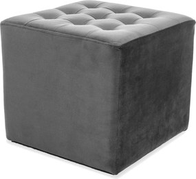 SI Lori Velvet taburetka sivý