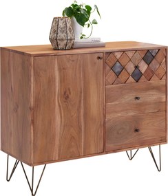 XXXLutz KOMODA, akácia, farba akácie, bronzová, 105/88/40 cm Ambia Home - Komody - 001944001101