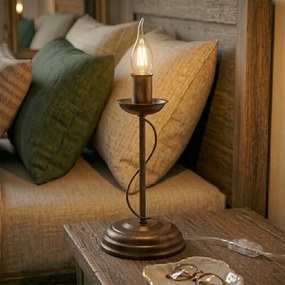Stolná lampa ANTON 1xE14/60W/230V bronzová