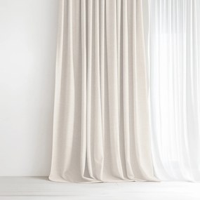 Goldea dekoračný záves peru - prírodný 220x135 cm