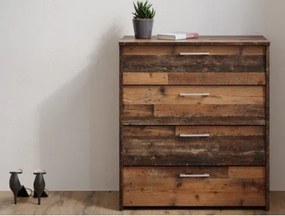 Botník Universal, vintage optika dreva%