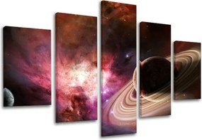 Obraz na stenu 5 dielny VESMÍR GA001E50