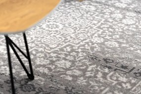 Koberec ANGEL 7888 / 52023 rozeta vintage sivý / béžový