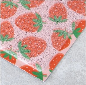 Rohožka z PVC 40x70 cm Pink Strawberry – Artsy Doormats