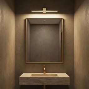 Toolight Toolight, LED nástenné svietidlo, 40cm, 8W, 4000K, 1000lm, SWE046-1W, zlatá matná, OSW-20146