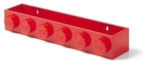 Detská červená nástenná polička LEGO® Sleek