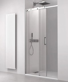 Polysan Polysan, THRON LINE SQUARE sprchové dveře 1500 mm, hranaté pojezdy, čiré sklo, TL5015-5002