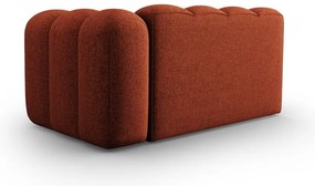 Modul pohovky v tehlovej farbe (pravý roh) Lupine – Micadoni Home