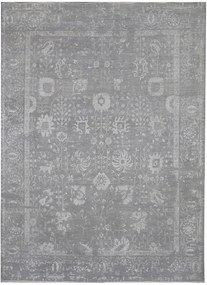 Diamond Carpets koberce Ručne viazaný kusový koberec Diamond DC-VASE 3 Silver / silver - 160x230 cm