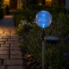 Garthen 306 Záhradná LED solárna lampa sklenené gule so zmenou farby