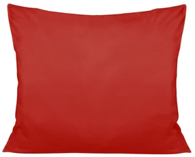 SATÉNOVÁ OBLIEČKA NA VANKÚŠ 50X80 CM ČERVENÁ