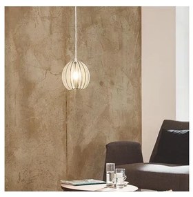 Eglo 63247 - Luster na lanku COSSANO PRO 1xE27/60W/230V pr. 30 cm biela