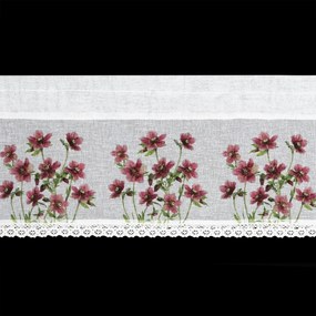 KRÁTKA ZÁCLONA NA PÁSKE ISA 150X30 CM VIACFAREBNÁ