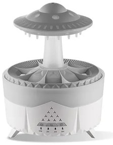 Aromaterapeutický zvlhčovač a difusér UFO Raindrop s LED lampou