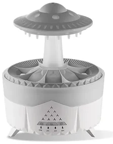 Aromaterapeutický zvlhčovač a difusér UFO Raindrop s LED lampou