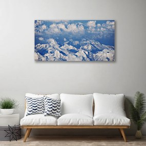 Obraz na plátne Hora mraky príroda 120x60 cm