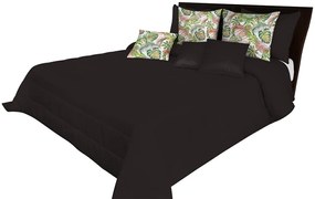 Kvalitný prehoz na posteľ čiernej farby