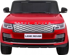 Ramiz Range Rover HSE lakované detské auto pre 2 deti červené SUV + ovládač na diaľkové ovládanie + audio panel