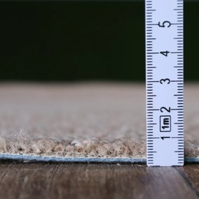 AladinWorld Expres, Metrážny koberec Atlas 31, na mieru, šíře 4m, hnedá, filc, chodba / predsieň