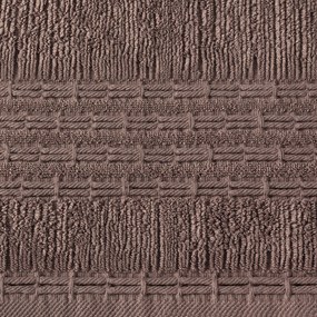 BAVLNENÝ UTERÁK ROMEO SADA 3KS 70X140 CM BORDOVÁ