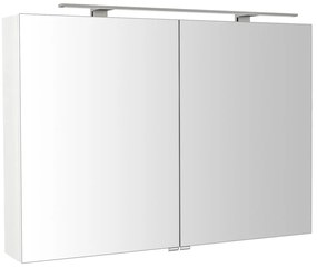 Sapho Sapho, RIWA galérka s LED osvetlením, 101x70x17cm, biela lesk, RIW100-0030