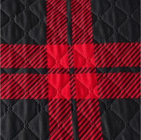 Prehoz na posteľ ALBURY červený Rozmer: 220 x 240 cm