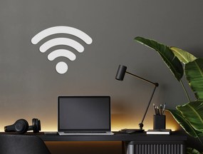 drevko Nálepka Wifi na stenu Rozmer obrazu: 25,5 x 32,5 cm, Farba dekorácie: Čierna