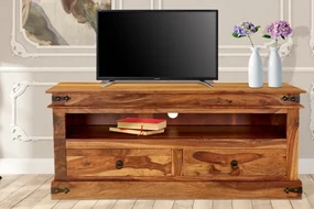 furniture-nabytek.cz - TV stolík drevený z masívu palisander 120x45x55