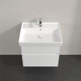 VILLEROY &amp; BOCH Collaro závesná skrinka pod umývadlo, 2 zásuvky, s LED osvetlením, 604 x 444 x 546 mm, Glossy White, C009B0DH