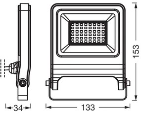 Osram - LED reflektor ENDURA LED/30W/230V 4000K IP65