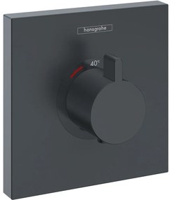 HANSGROHE ShowerSelect termostat Highflow pod omietku, matná čierna, 15760670