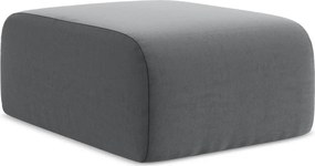 Sivá zamatová podnožka Lani – Makamii