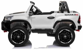 RAMIZ Elektrické autíčko - Toyota Hillux - nelakované - biele  motor- 4 x 45W, - batéria 2 x 12V/7Ah - 2025