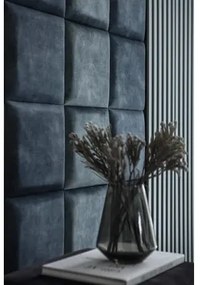 Čalúnený nástenný panel Soft Luna 30 suchý zips 30x30 cm džínsovo modrý