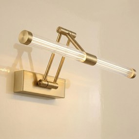 Toolight Toolight, LED nástenné svietidlo 40cm, 9W, 4000K, 1000lm, APP1899-1W, zlatá matná, OSW-66054