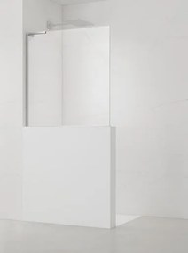Sprchová zástena SAT walk-in 90 cm na nižšiu priečku SATBWIS90ZAVL