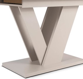 Vintino Jedálenský rozťahovací stôl ARES dub artisan/kašmír 120-160 cm