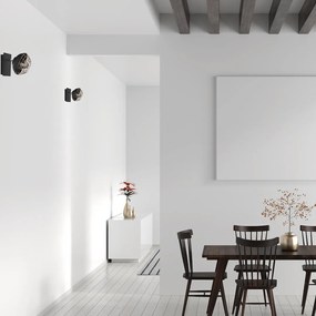 Nástenné svietidlo Logan, 1x zlaté/čierne kovové tienidlo, b