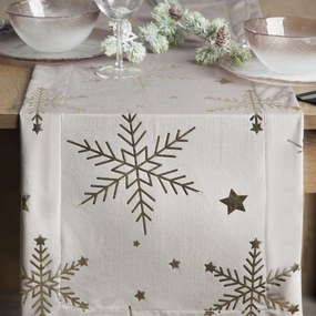 EUROFIRANY VIANOČNÝ BEHÚŇ NA STÔL ELEGANCE6 40X140 CM VZOROVANÝ