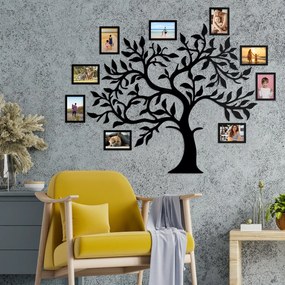 DUBLEZ | Drevená nálepka na stenu - Strom s fotkami