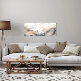 Obraz - Abstrakcia hôr s textúrou mramoru (120x50 cm)