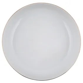 Jedálna súprava 24 ks biela/zlatá/porcelán