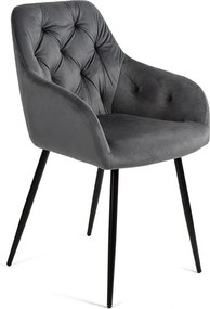 Set - 2 ks Jedálenská stolička AVENBERG LOREN, sivá