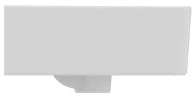 Ideal Standard Connect Space - Umývadlo Cube 550x375 mm, s prepadom, biela E714001