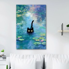 DUBLEZ | Moderný impresionistický obraz - Mačka