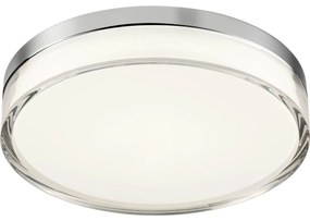 Redo 01-3728 - LED Stropné svietidlo FRISBI LED/18W/230V 3000/4000K IP44 chróm