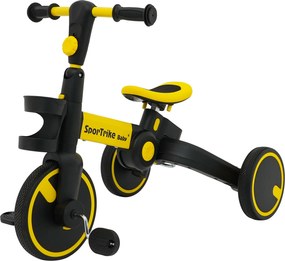 Ramiz Detský bicykel Happy Bike 3v1 Sportrike žltý