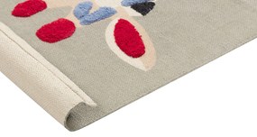 Detský bavlnený koberec 80 x 150 cm viacfarebný SAKUBO Beliani
